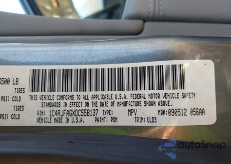 2013 Jeep Grand Cherokee Laredo z USA, uszkodzony, nr VIN 1C4RJFAGXDC558137